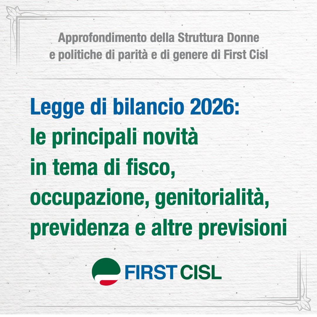 FIRST CISL tweet media