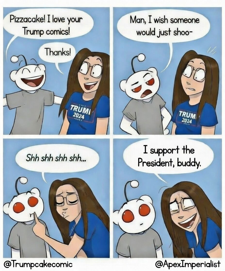ApexImperialist's tweet image. We support Trumpcakecomic! 😇