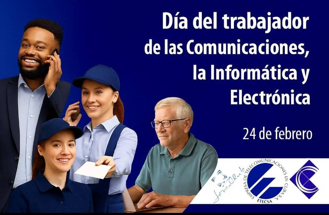 LabaninoElvia's tweet photo. Feliz dia para todos los que formamos parte de esta gran familia,en especial los de #Etecsa_Cuba #EtecsaConCuba mi #CubaSoberana https://t.co/XE7tH8hYMl