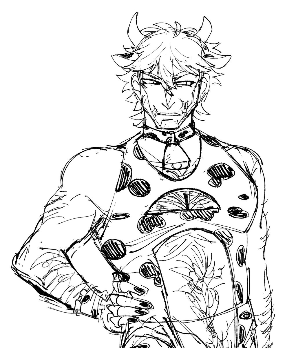 my friends bribed and peer pressured me to draw sexy cow vasily