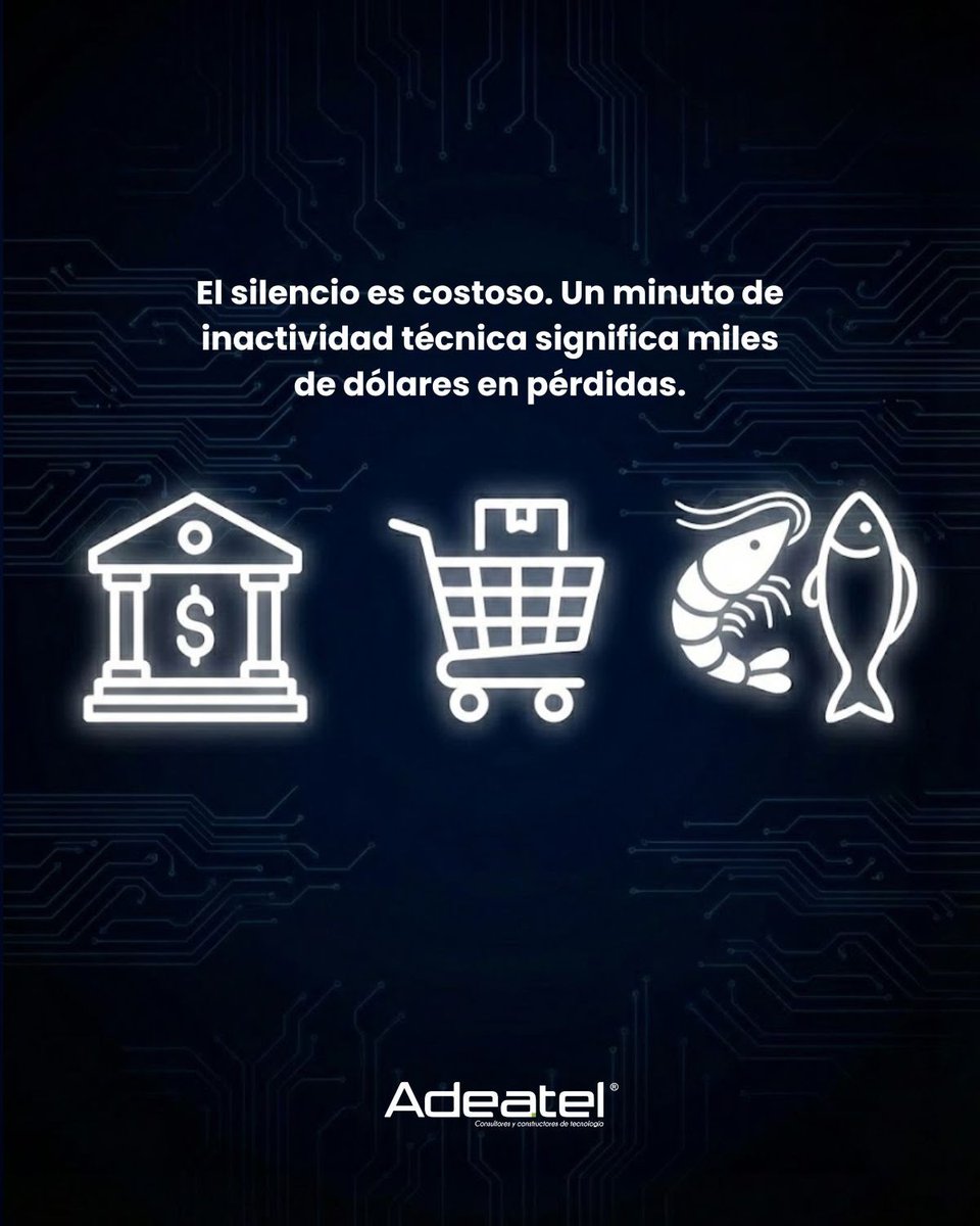 Adeatel's tweet photo. El 60% de las caídas en #DataCenters ocurren por fallas ambientales no detectadas. 🚨 No deje su rentabilidad al azar. Con #DCIM y EcoStruxure de #SchneiderElectric, el control de su infraestructura en Ecuador es 100% remoto y preventivo. #Adeatel 
https://t.co/2g7YseGOMT https://t.co/c1OXKtA06g