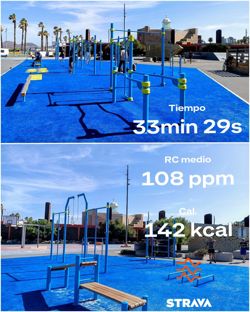BiciGranCanaria's tweet photo. #GYM al aire libre ⏱️ 30'
#Calistenia 🧎🏻♂️ #Calisthenics
Brazos Cintura Espalda
#ElLloret 🌊#ParqueElRincón
#TrabajoMuscular #Musculación
#ARMSexercises #EjerciciosBrazos
#CoreWorkout #GYMexerxises #GYMtime #GYMworkout #GYMmachine
#DIABETESTIPOFREE
#MUÉVETEFRENTEALCÁNCER
🧵👇🏻+🏊🏻♂️🌊 https://t.co/evrnwn2G6x