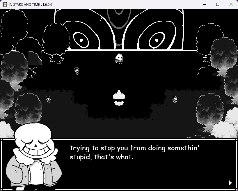TheShibeRealm's tweet image. More Sans in ISAT, "Not Okay" Edition

(This doesn't lead into a fight, he'd try to talk Siff down, but give up when it's clear they don't want to change. Or maybe they do fight. Who knows.)

#instarsandtime #isat #undertale #deltarune