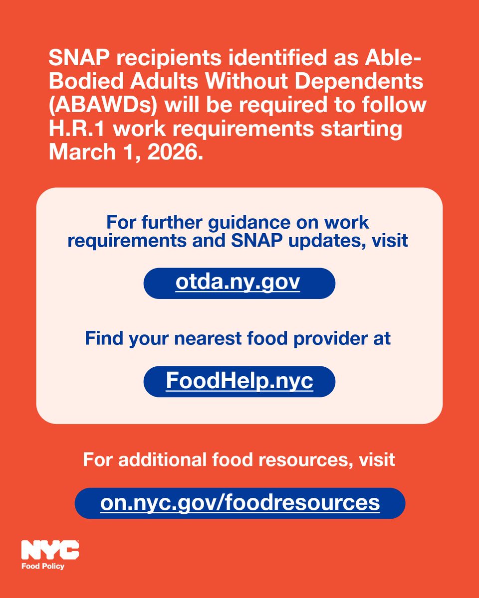 NYC Mayor's Office of Food Policy tweet media