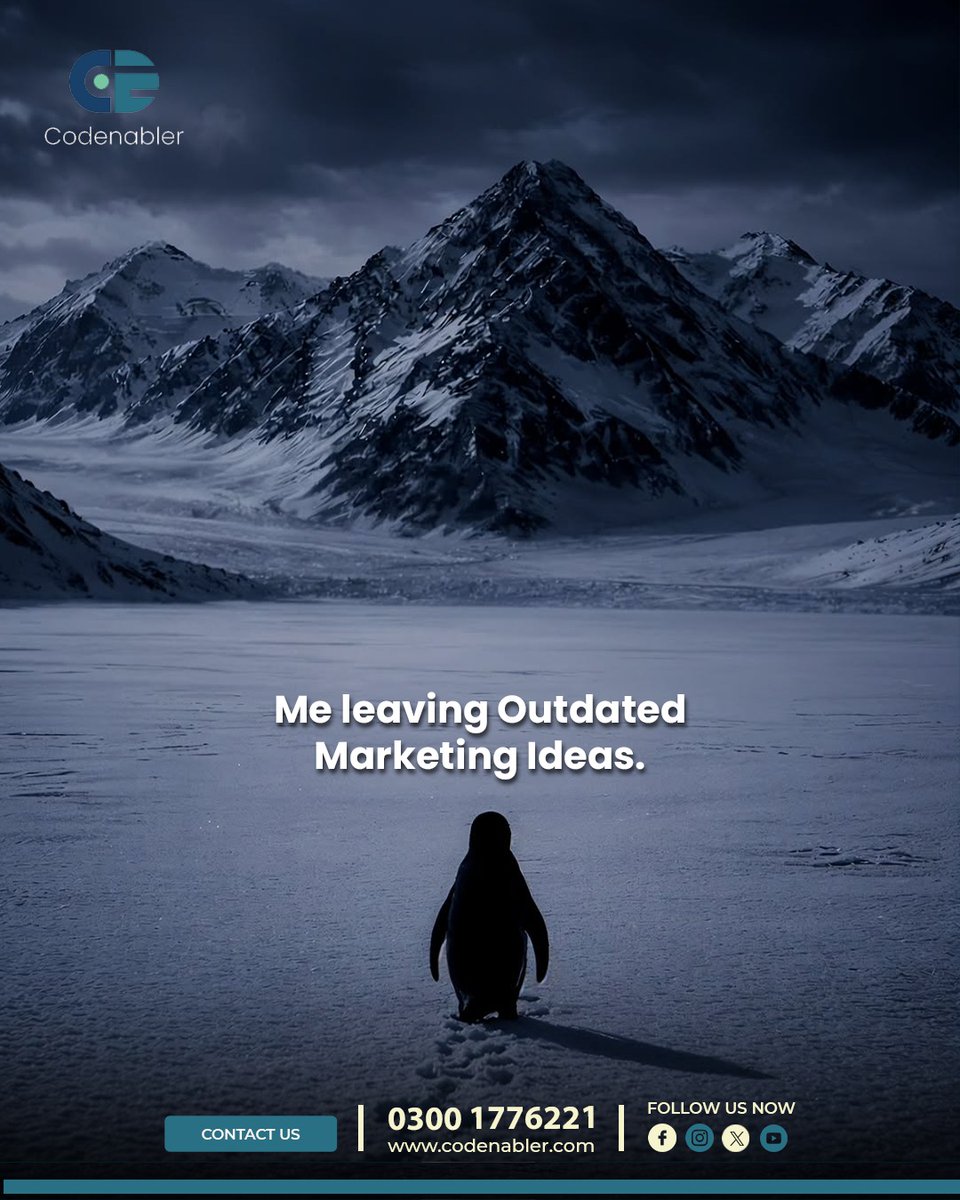 codenabler's tweet photo. Even a penguin knows when it's time to walk away

Your business deserves marketing that works as hard as you do. Codenabler helps brands leave behind what's broken and arrive at a destination that delivers  every single time
🌐 https://t.co/nsXuaUat1x

#DigitalMarketing #penguin https://t.co/8ASw60zjMx