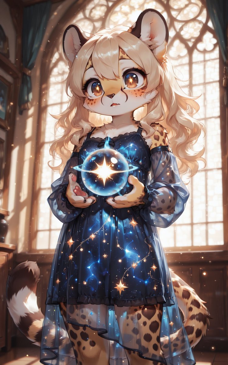 Casting spells with grace 
#FurryArt #AIArt #MagniciaOC #FurryFantasy 
NSFW fantasy alts on Patreon