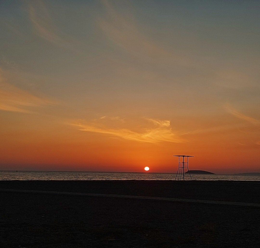 yine akşam olduk...