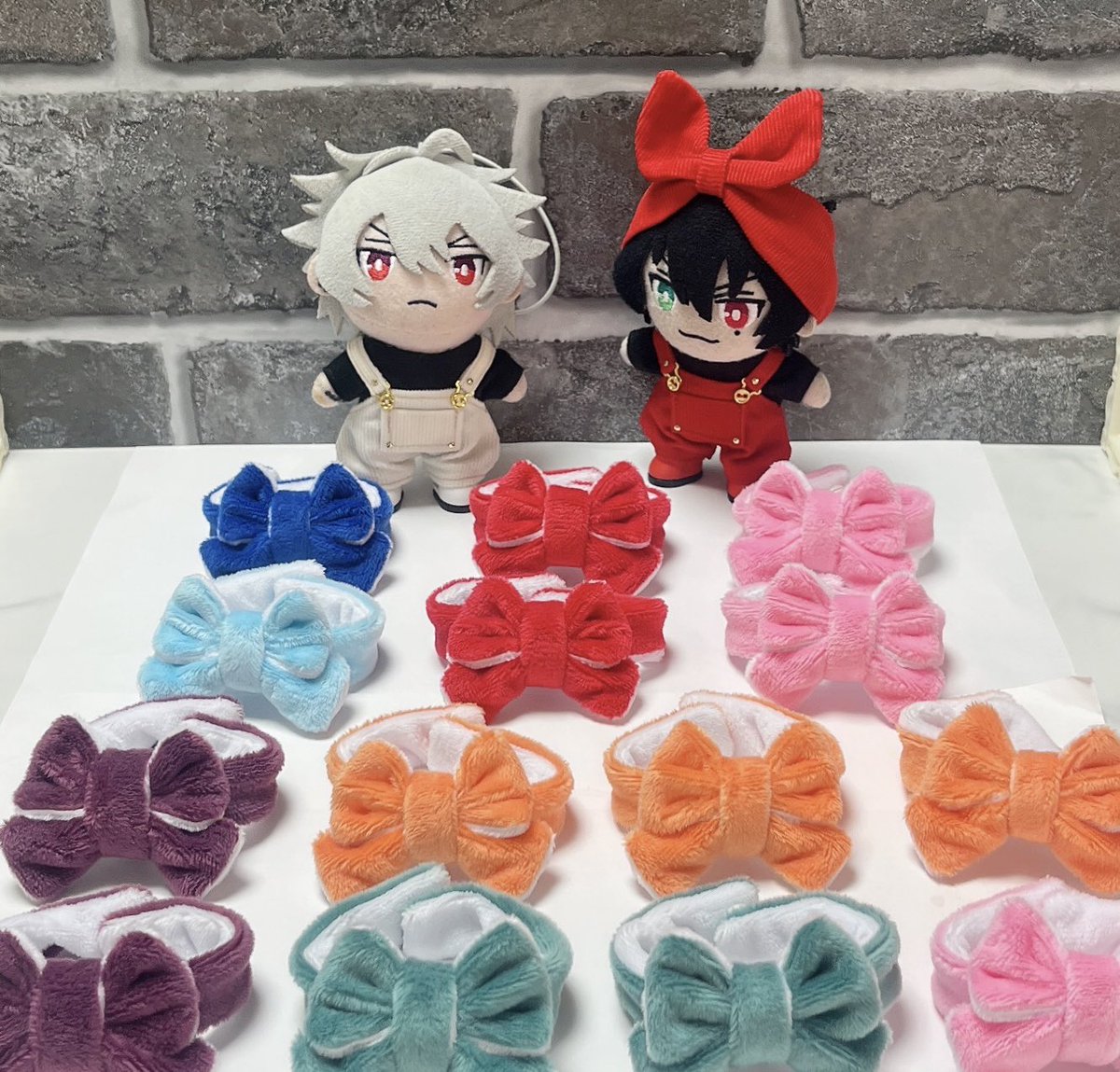 沢山出来てくるとつい並べたくなってしまうねぬいちゃん
（一応ですが在庫数ではないです！🙇🏻‍♀️）