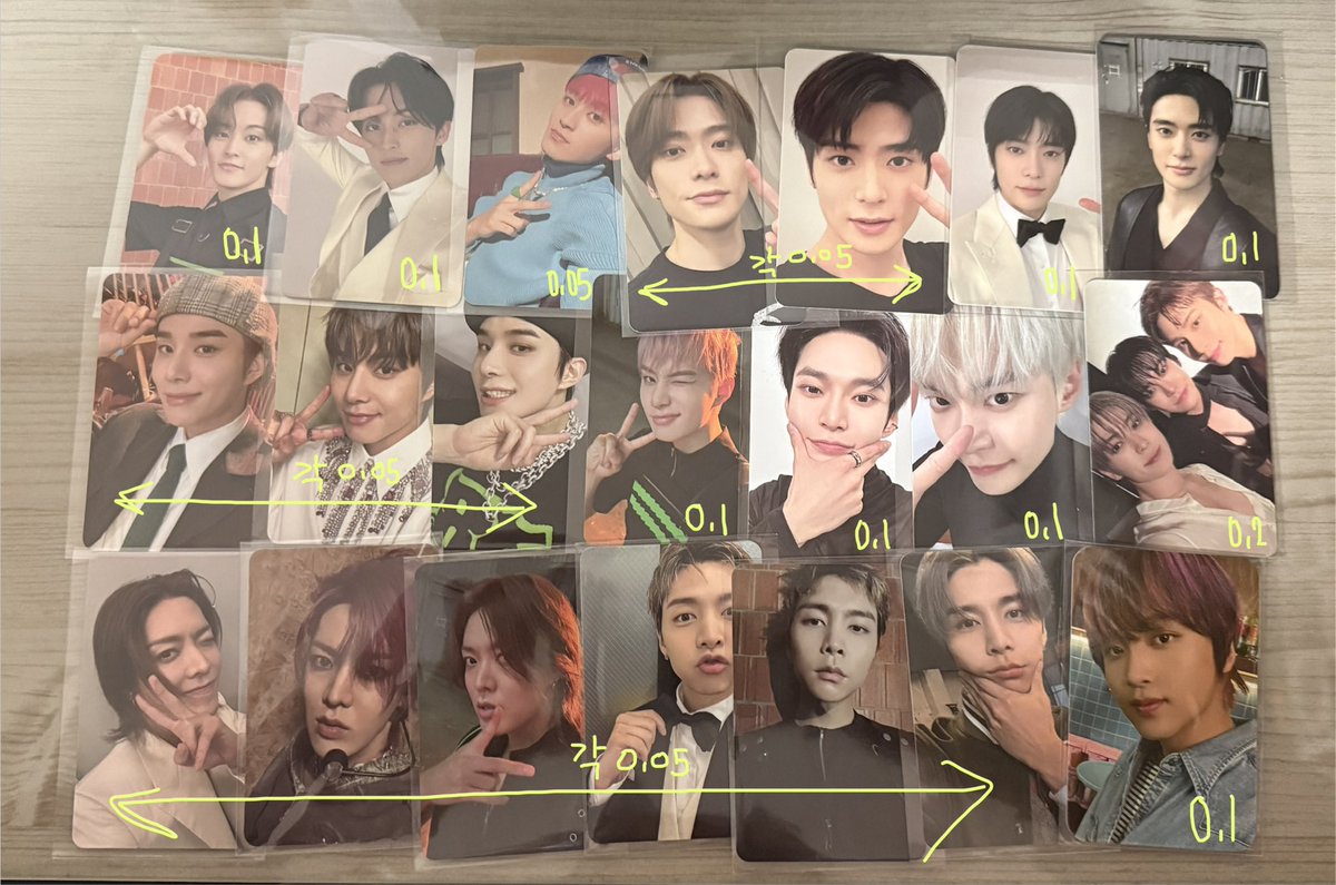 jaeey_'s tweet photo. nct 127 dream 유타 쟈니 마크 태용 정우 도영 해찬 재현 도재정 앨범 팬미팅 포카 팔아요 양도

하자 확인 어려워요, 예민한분 ❌
ALL(21장)-1.6

https://t.co/rFlmfachWI https://t.co/ZeKmvRrCDr