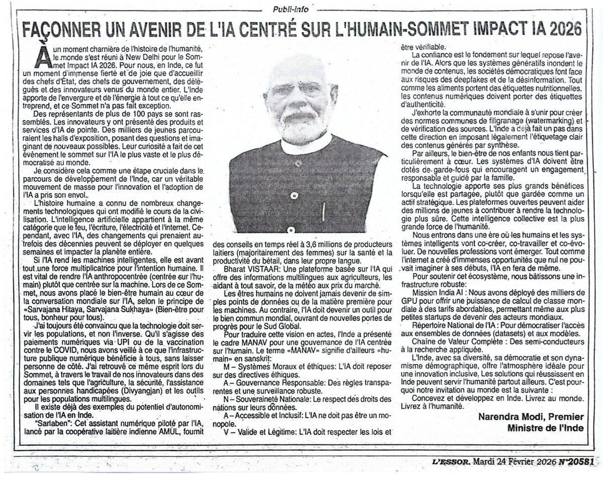 India in Mali tweet media