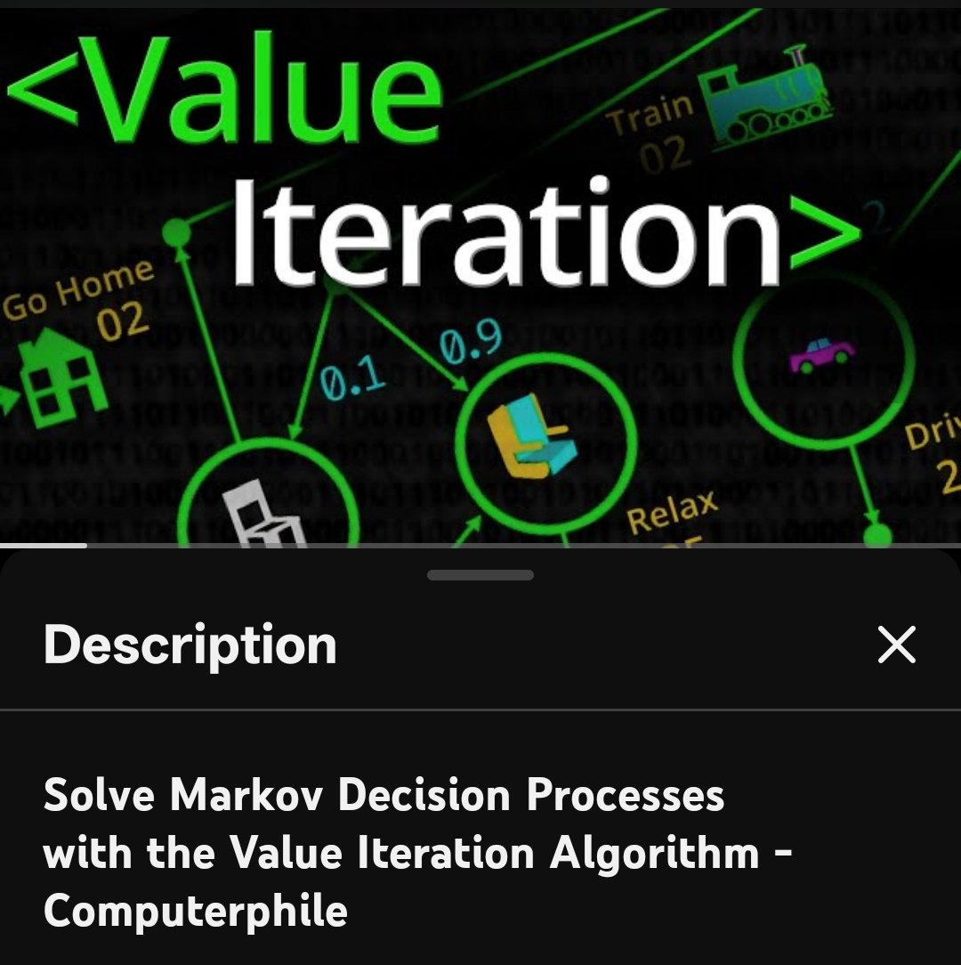 I have due assignment and a test tomorrow yet I'm watching videos about markov chains since last two hours instead of studying and doing assignment 😭 😭