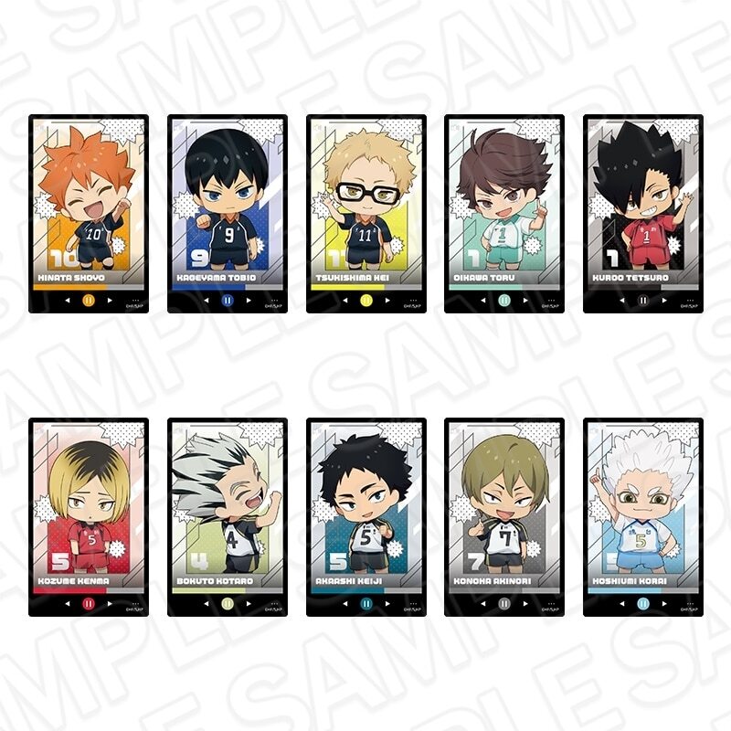 アニメイトで取扱中！ アニメハイキュー!! クリアカード(ランダム