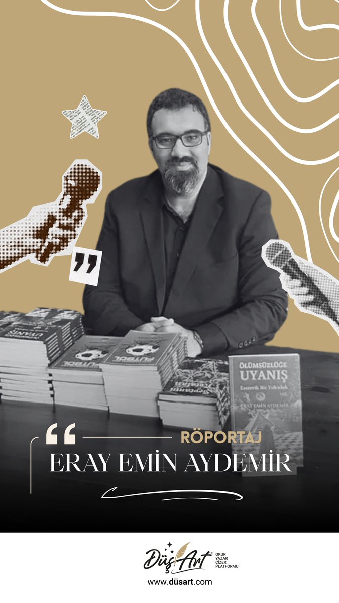 dusartofficial's tweet photo. Düş Art olarak, yazar Eray Emin Aydemir ile kitaplarını, yazma serüvenini ve kelimelerle kurduğu o görünmez bağı konuştuk. Röportajın tamamını linkten okuyabilirsiniz.

@AydemirEEray
@imza__e

https://t.co/NpdEuQ4uvJ https://t.co/DOhzmINI0Y