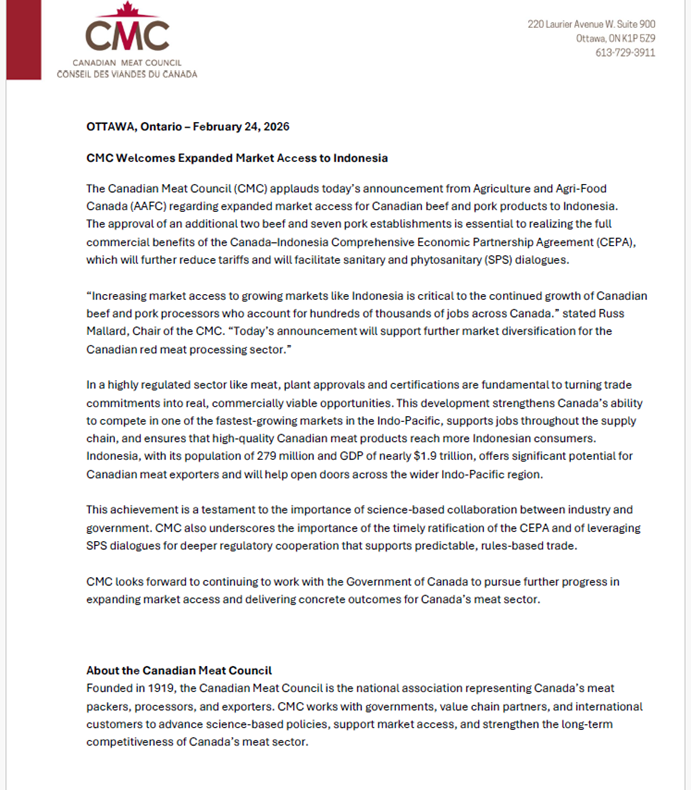 Canadian Meat Council tweet media