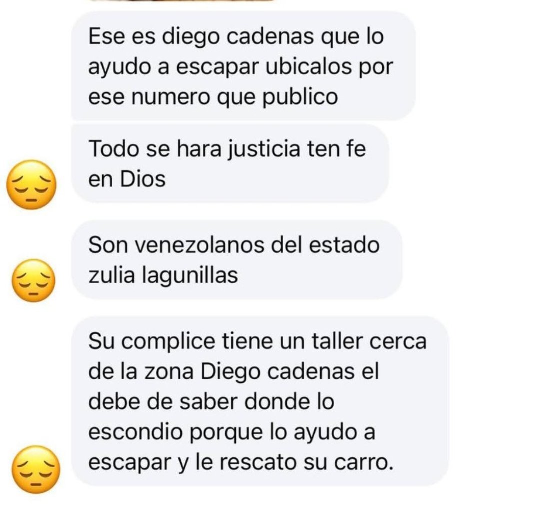 narbonachile's tweet photo. Que no queden impunes también los cómplices del asesino venezolano Markensson Salazar. Diego Cadenas ayudó a escapar al homicida tras propinar el fierrazo mortal a Cristian, también trabaja en 10 de julio. El otro es Lenin Irady, quien se burló del fierrazo y justificó a su amigo https://t.co/Ik0SspBMmo