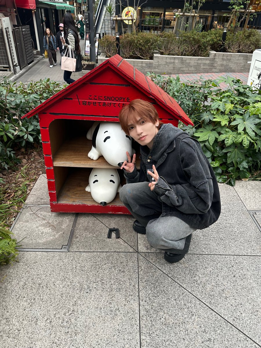 takumaongaku's tweet image. 今日はスヌーピーっちに会ってきた！
実は髪型と髪色も変えたよー！
どうかな？！似合ってる？！（圧っ）
楽しい一日でした！
#SevenDeuce #セブデュ