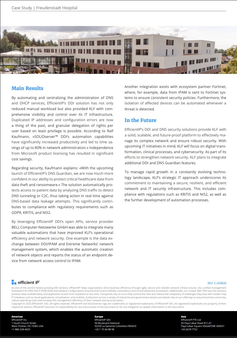 EfficientIP tweet media