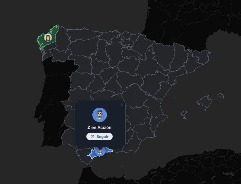 Ojito que la idea de ayer va cogiendo forma.
Echadle un ojito a este enlace, y poneos en vuestra provincia.

Es la ostia, se puede visitar el perfil propiamente desde dentro de esta.

Créditos a <a href="/iammicama/">MichaelBed💻🐍🤖</a> 

Uníos y compartid para llegar a más gente!

fintech-map.vercel.app/#