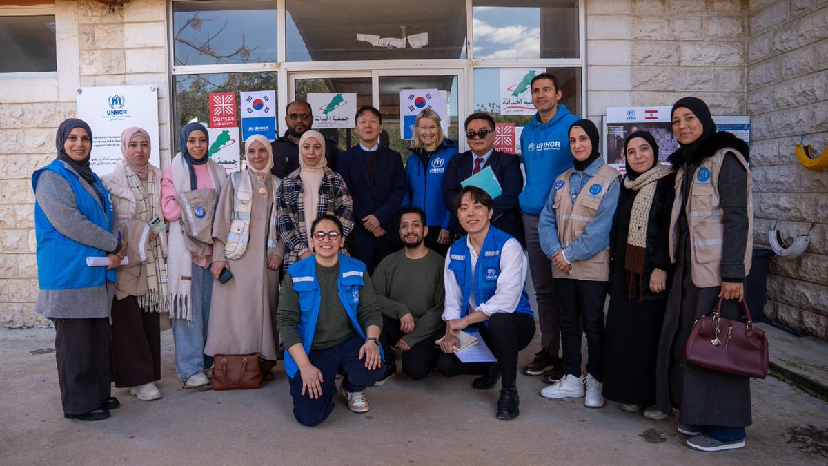 Korea_Leb_Syr's tweet photo. Ambassador Geon visited UNHCR’s operations in Tripoli to witness firsthand how 🇰🇷 generous contribution is sustaining life-saving cash assistance &amp; vital protection services for Syrian refugees living in informal settlements &amp; community development centers. https://t.co/Bv2fRPz4Jv