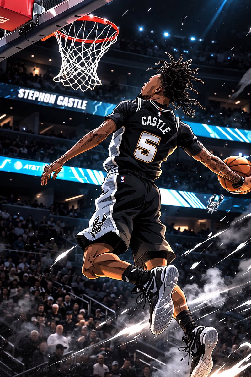 StephonCastle05's tweet photo. 📊 Stephon Castle — February 2026

— 17.0 PTS
— 6.4 AST
— 5.1 REB
— 1.5 STL
— 0.3 BLK
— 33 MPG
— 49 FG%
— 35 3PT%
— 59 TS% https://t.co/99BrKs1e4T