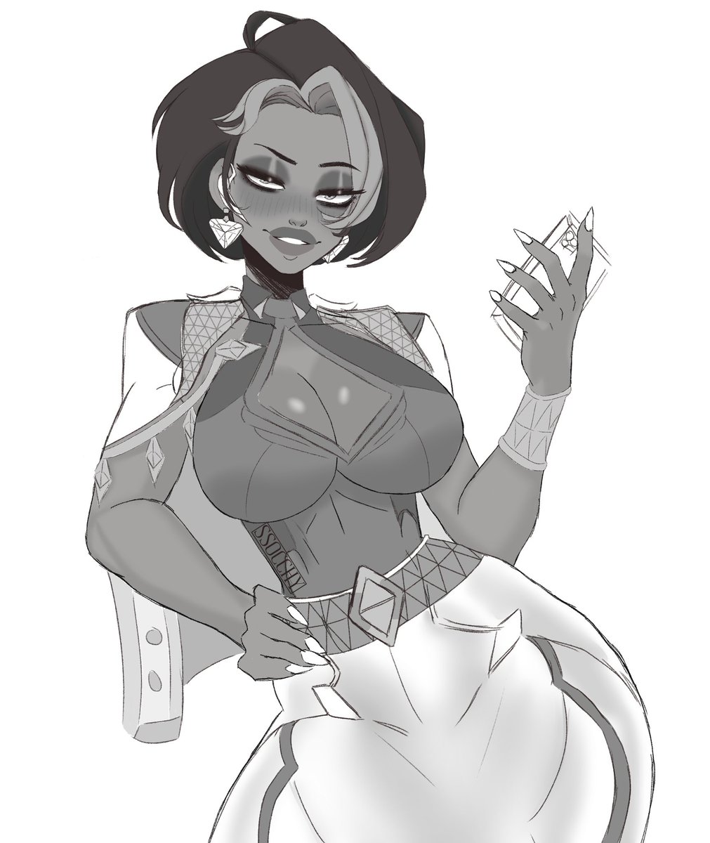 ssocchy's tweet photo. Domina sketch #overwatch https://t.co/nAKe0SUxOp