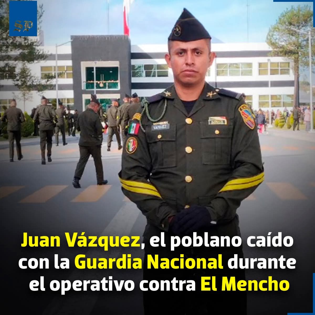 Con profunda tristeza recordamos que Juan Vázquez, originario de #Chicontla, estudió el nivel medio superior en nuestra región y después decidió servir a México al integrarse a las filas de la Secretaría de la Defensa Nacional y la Guardia Nacional.
 🕊️🇲🇽