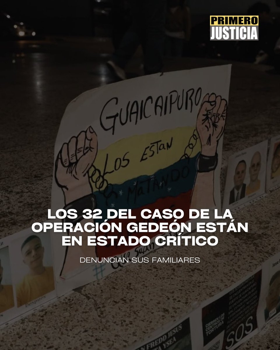 Una de las madres declaró:
“Si ustedes no podían alimentarlos, nosotras lo hubiésemos hecho… ¿Tenemos que llegar a esto, a conseguir prácticamente unos esqueletos ambulantes?”

Fueron trasladados desde El Helicoide hasta el Fuerte Guaicaipuro, en Miranda. Durante meses, sus