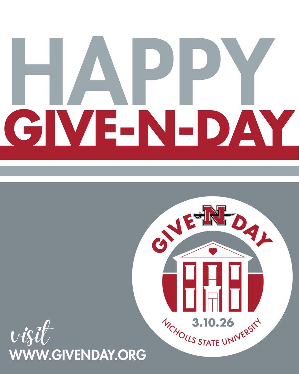 Nicholls Give-N-Day tweet media