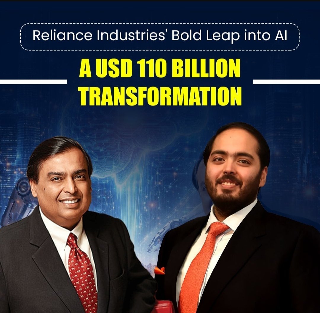#Anant_AI_Initiative is propelling India towards a tech-driven future. Under Anant Ambani’s leadership, Reliance's AI expansion is transforming industries, fostering innovation, and paving the way for unprecedented growth. 
 Reliance AI plans