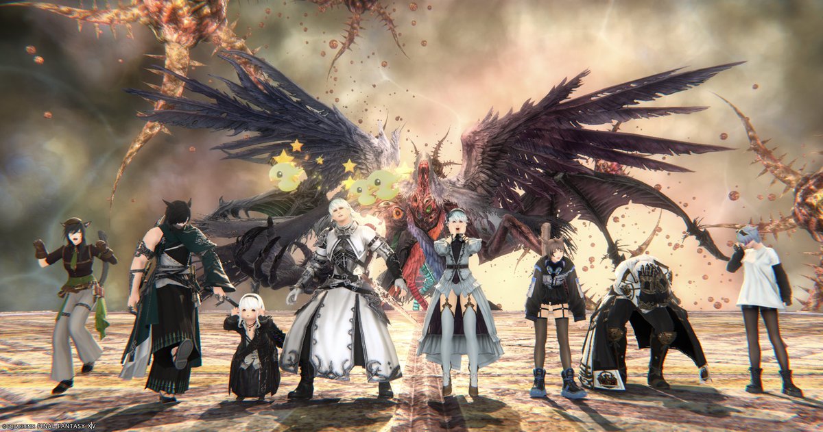 Mist_Morgan_'s tweet photo. 初みんなで零式！
残り0.5%まで行けた～！次は倒せそう🥳🎶
予習必要な戦いは初めてだからド緊張したけど、しっかり楽しめました🥰
ありがとうございました～！

#TQFF14 https://t.co/Af2s7wylYK