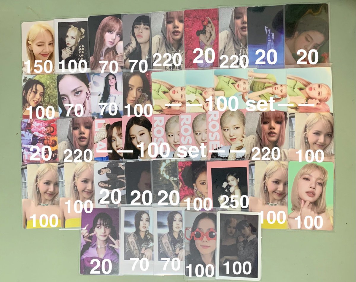 baccrs1's tweet photo. Wts | lfb

BLACKPINK PHOTOCARDS 

‼️CLEARANCE SALE‼️

‼️All cards are in good condition‼️
Low price just to sell all 

Rosé Lisa Jisoo Jennie bornpink the album lightstick photocard pc blackpink

(1/4) https://t.co/nMQc9DWxRH