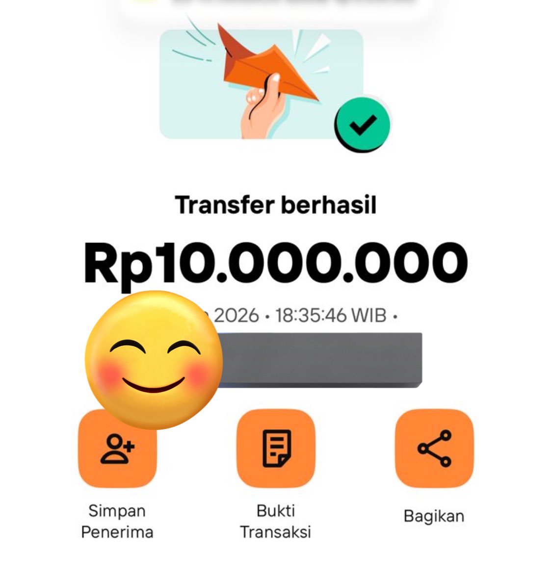 alasan kerja keras kaya orang gila? agar
bisa transfer ibuk 🥺

kita laki2 mungkin memang diciptakan untuk perang dan berjuang, jadi nikmatin aja prosesnya dan sakitnya. 

boleh ngeluh enggak? di X aja, 
siapa tau abis ngeluh dan ngatain pemerintah malah dapet duit 😂

semangat