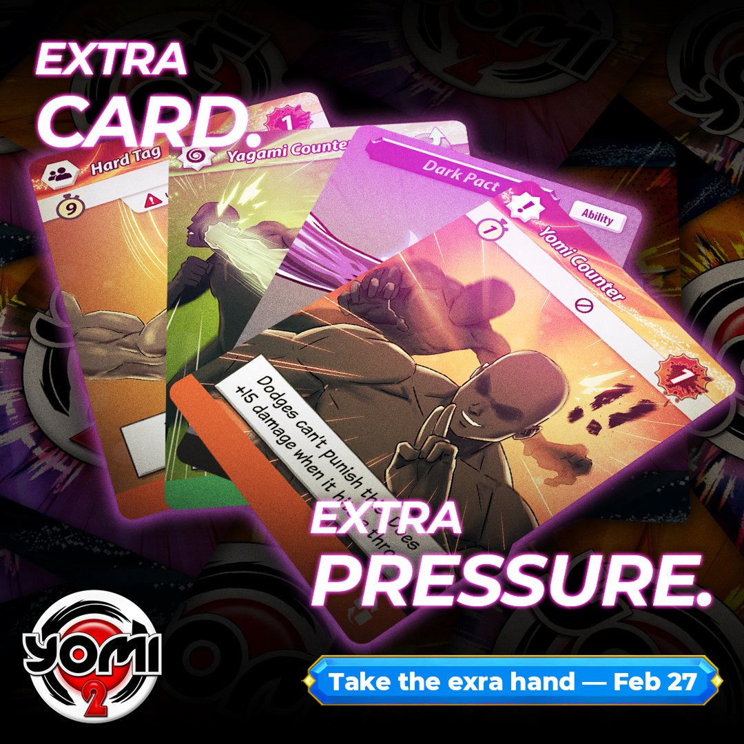 Would you take power… if it came at a cost?

Some tournaments start you with an extra card in hand.
That’s what Yomi Counter, Yagami Counter, and Dark Pact are for.

Early advantage.
Immediate pressure.
High-stakes openings.

Fairview City Expansion hits Feb 27.

⚡ If you could