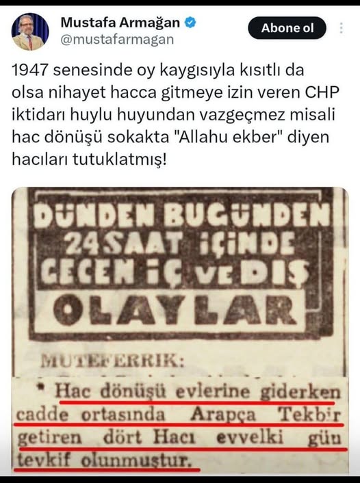bir insanın hem müslüman hem  chp li olaması akla ve mantığa aykırı !!!!

Sedat Peker  Hasret Doğan #Yalova #UzakŞehir Cüneyt Özdemir  Vanlı