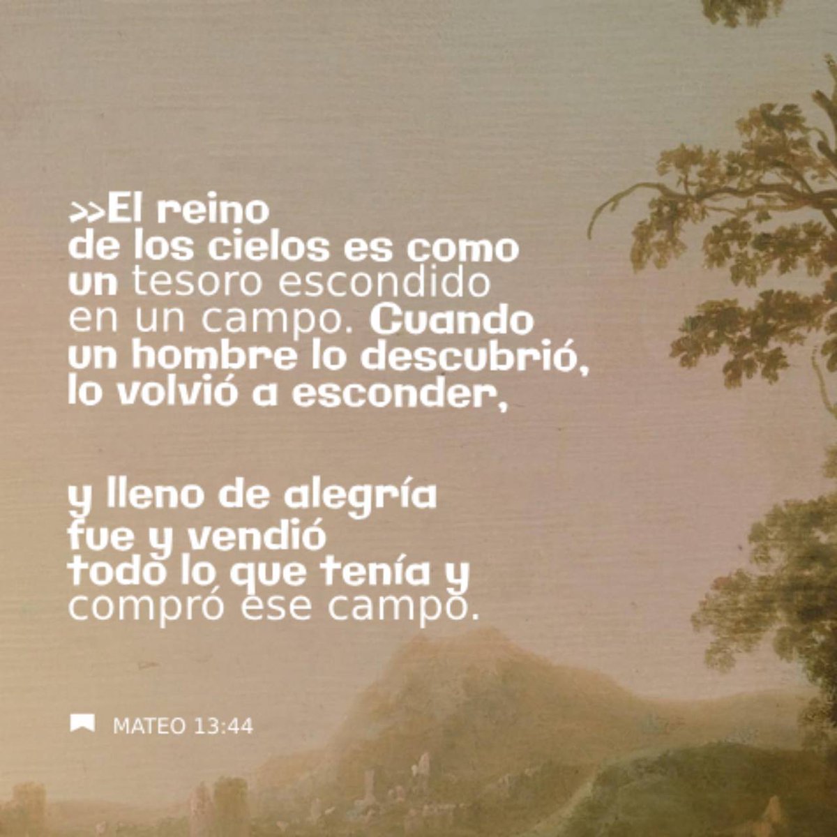 Ese "tesoro"  ilustra el valor de la salvación prometido por el Evangelio juntamente con el esfuerzo que debe realizar el que desea conseguirla.