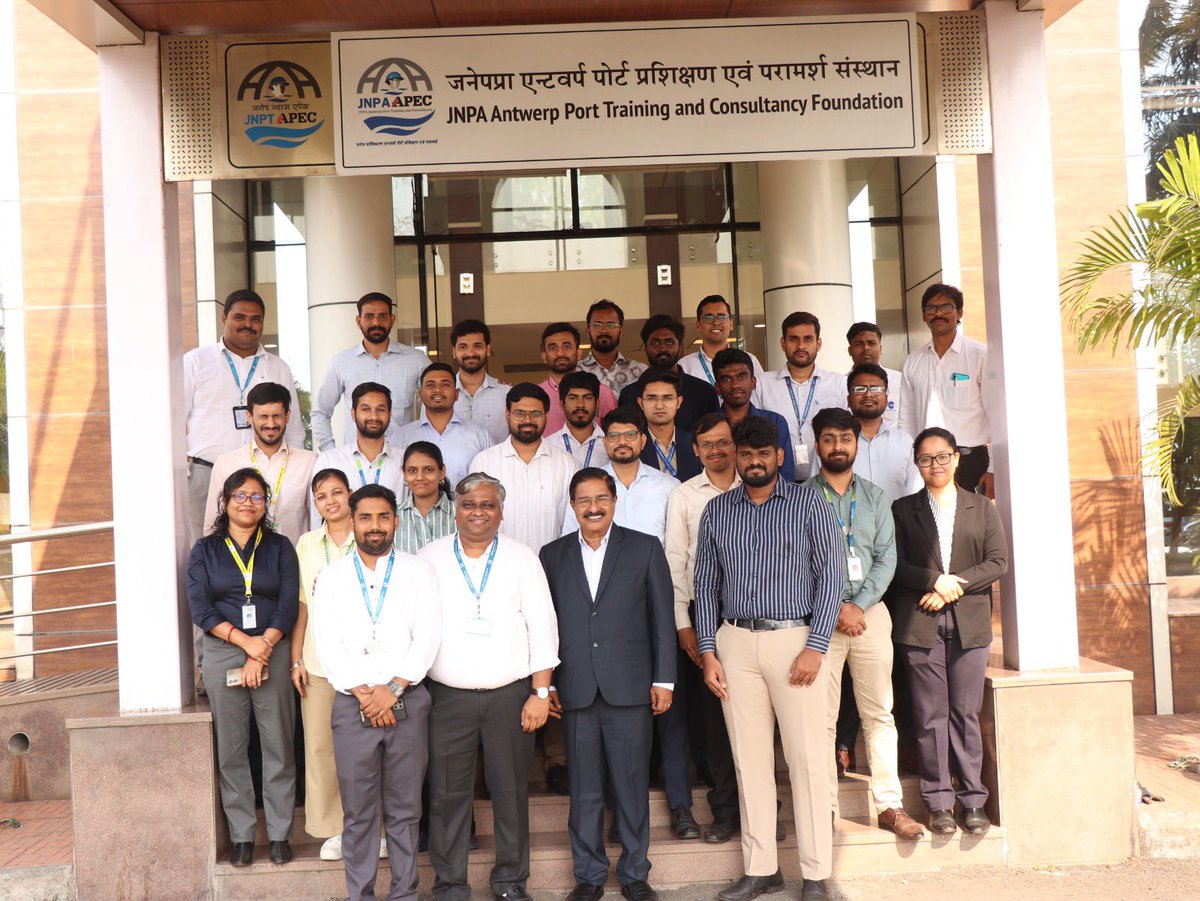 जवाहरलाल नेहरू पत्तन प्राधिकरण (JNPA) tweet media