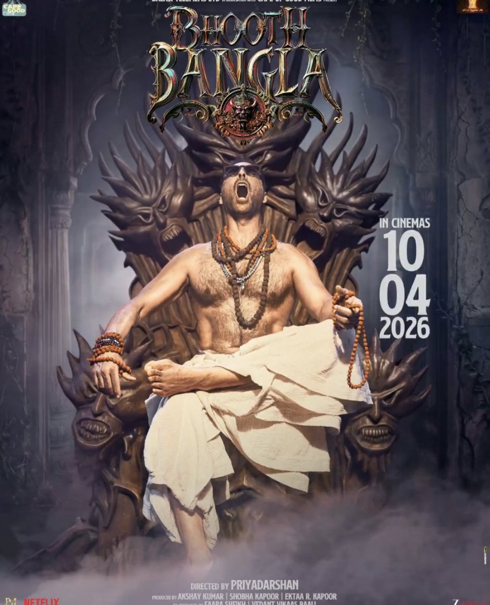 EmoriDiamond's tweet image. Ghosts, nostalgia, and Akshay Kumar? We’re intrigued already. 👻
Bhooth Bangla’s motion poster sets the mood for a thrilling ride ahead.
Emori loves stories that bring a little magic to everyday moments. 

#Bollywood #BhoothBangla #EMORI