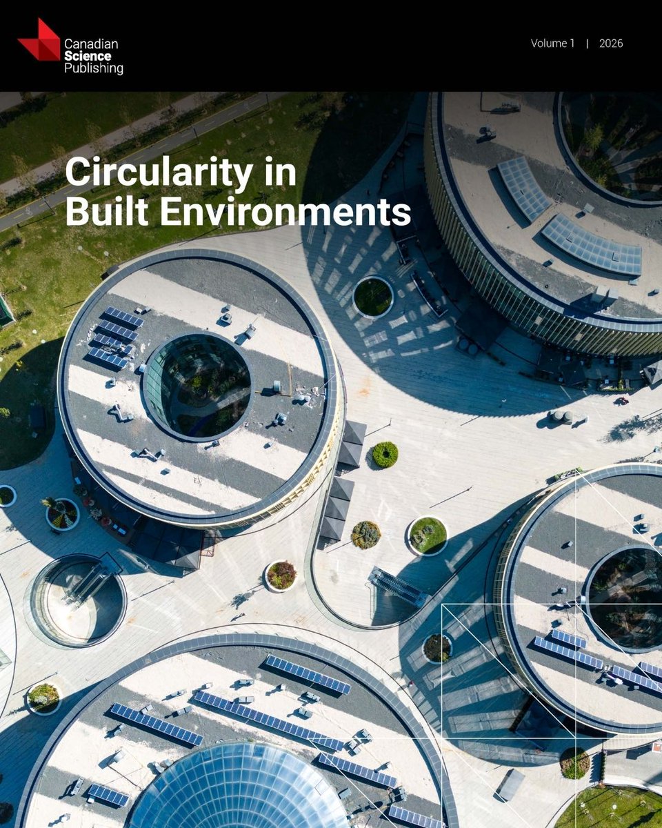 cdnsciencepub's tweet image. Mark your calendars! Circularity in Built Environments, our newest journal, focuses on circular economy research in design, technology, and materials. Opening soon for submissions. 

Learn more ▶️ ow.ly/PXNf50XWZaj

 #CircularEconomy #SustainableDesign #JournalLaunch