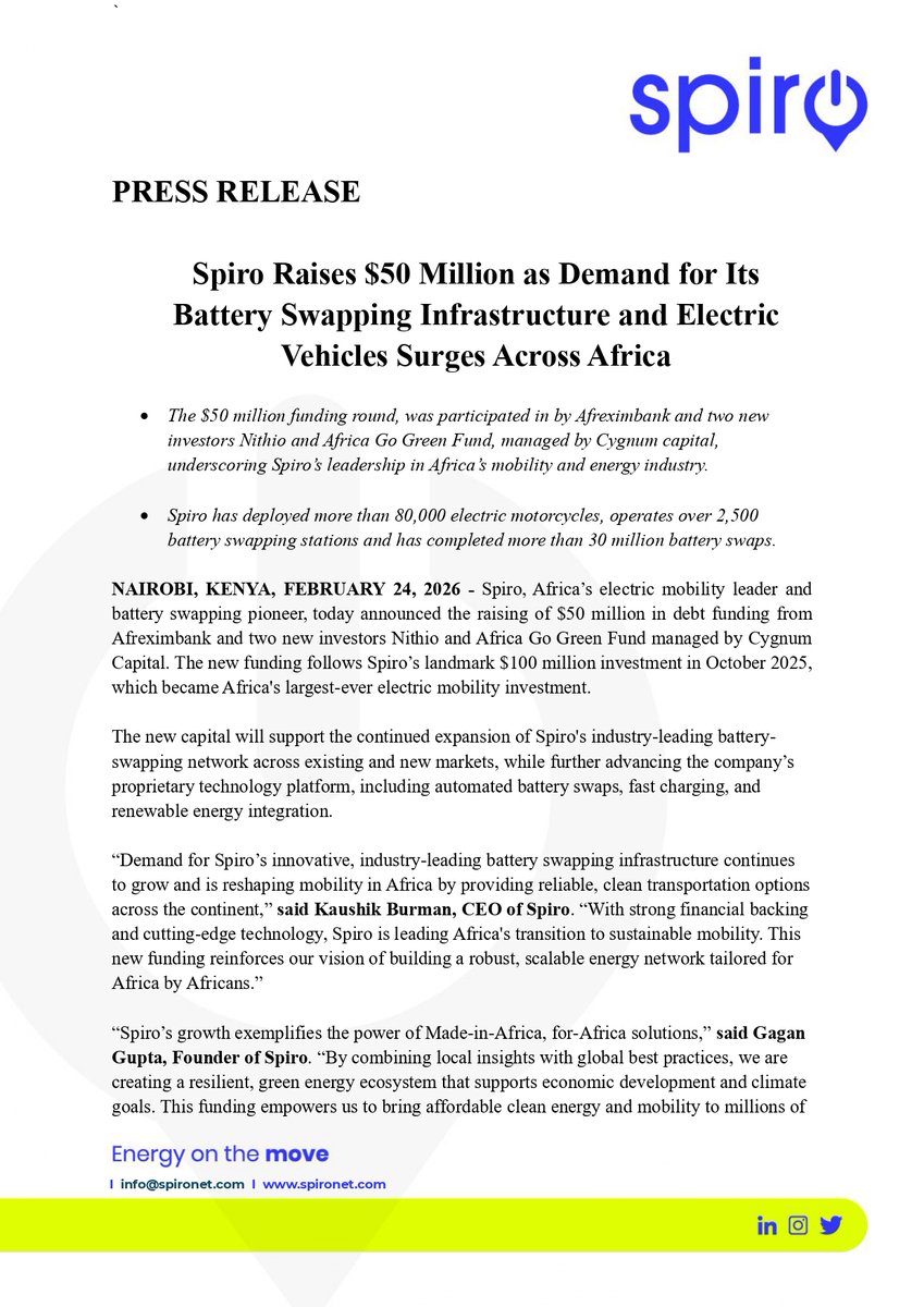 Spiro Rwanda tweet media