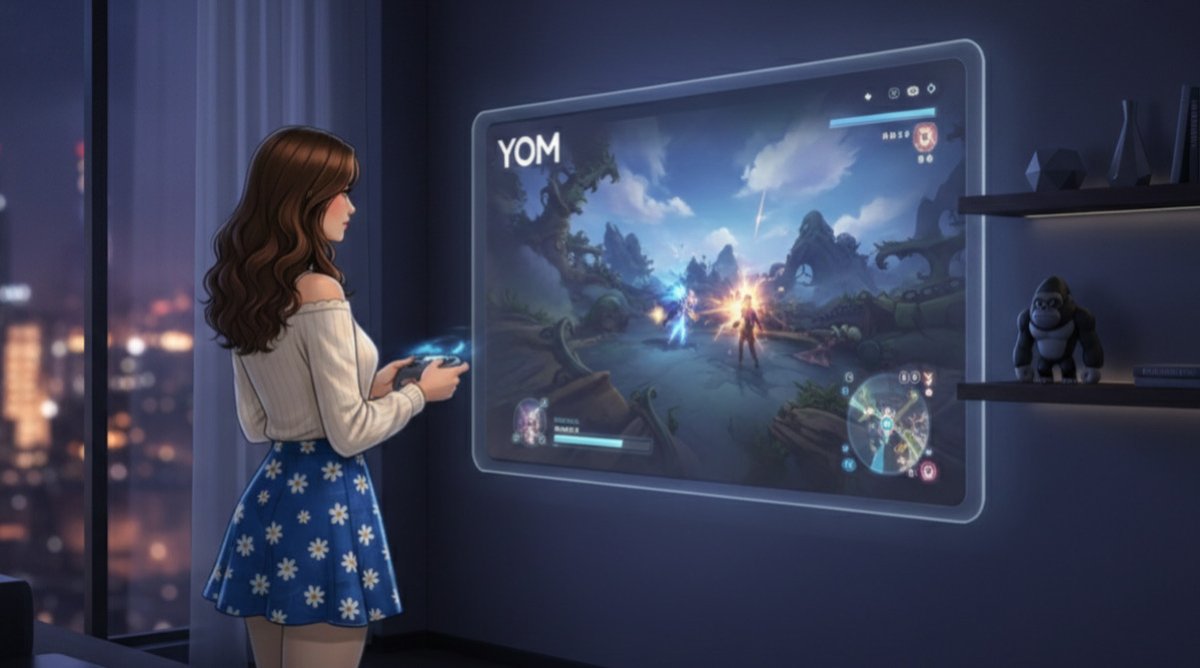 Cirillaa19's tweet photo. Peak gaming hours begin🌆🎮
As players jump into their sessions, YOM’s decentralized cloud gaming infrastructure scales instantly, distributing compute across active nodes to deliver smooth performance without centralized limits. @YOM_Official https://t.co/x2if935vbX