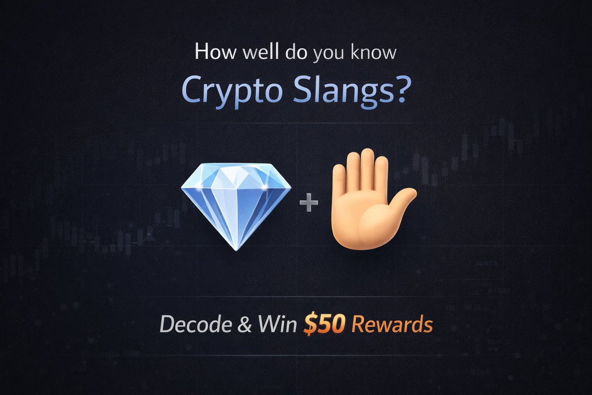 How well do you know Crypto Slangs? 🤔
Decode the emoji phrase “💎🤚” in our TG chat &amp; share $50 in rewards! 💰

📲 HOW TO ENTER:
✅ Follow <a href="/BitMart_India/">BitMart South Asia</a>
💬 Join TG &amp; drop your answer: t.me/BitMartExchang… 
🔄 RT our last 3 posts

🏆 5 winners will be picked in 24 hours!