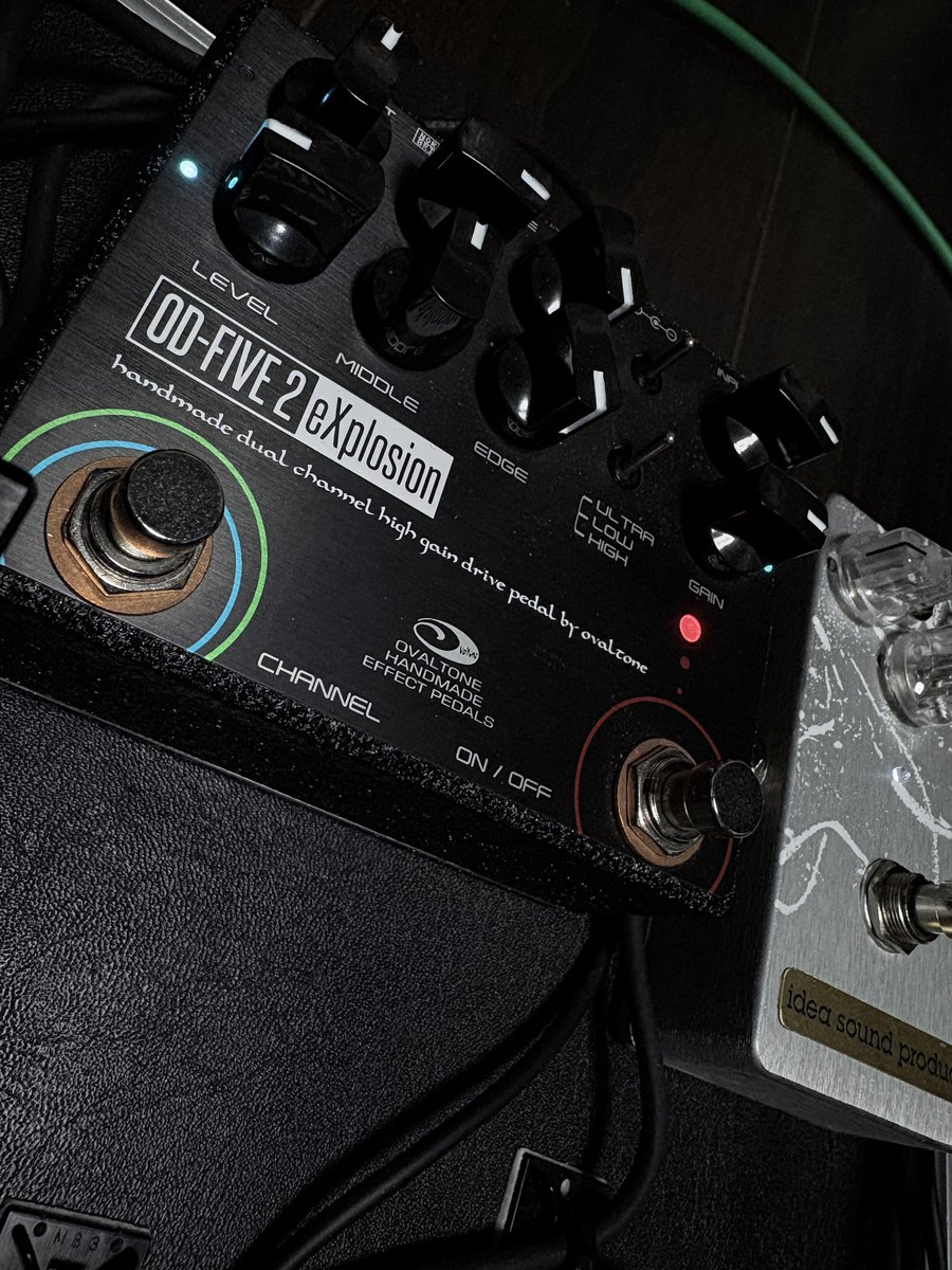 思うところがあり、ボードの歪みを入れ替えました。 OvaltoneのOD