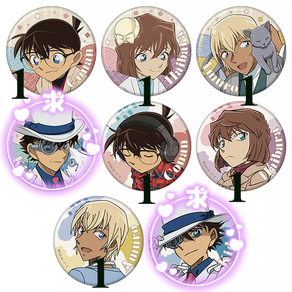 名探偵コナン キャラバッジコレクション 交換 譲渡 譲 ①江戸川コナンA