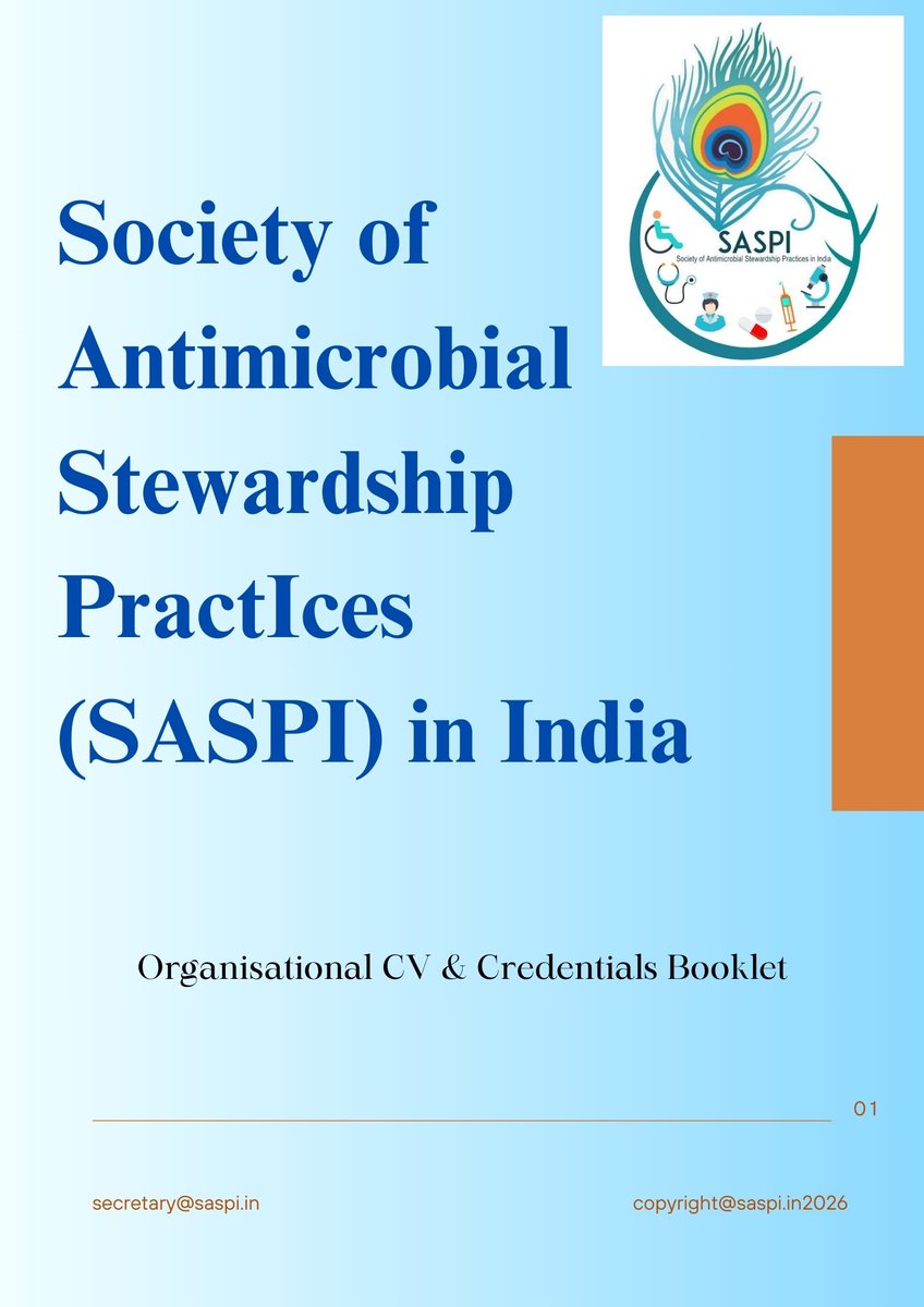 SASPI_2023's tweet photo. 📘 Official Organisational CV – SASPI.
Advancing IAS | Strengthening research | Combating AMR | Building accountable, evidence-based healthcare.

To access full CV, visit 🌐 https://t.co/DdMW9KuSjQ

#SASPI #AMR #OneHealth #AntimicrobialStewardship https://t.co/qKgk3nx2uy