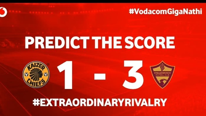 Davidmotebang's tweet photo. @KaizerChiefs @Vodacom #VodacomGiganathi https://t.co/Fafrf8tEMi