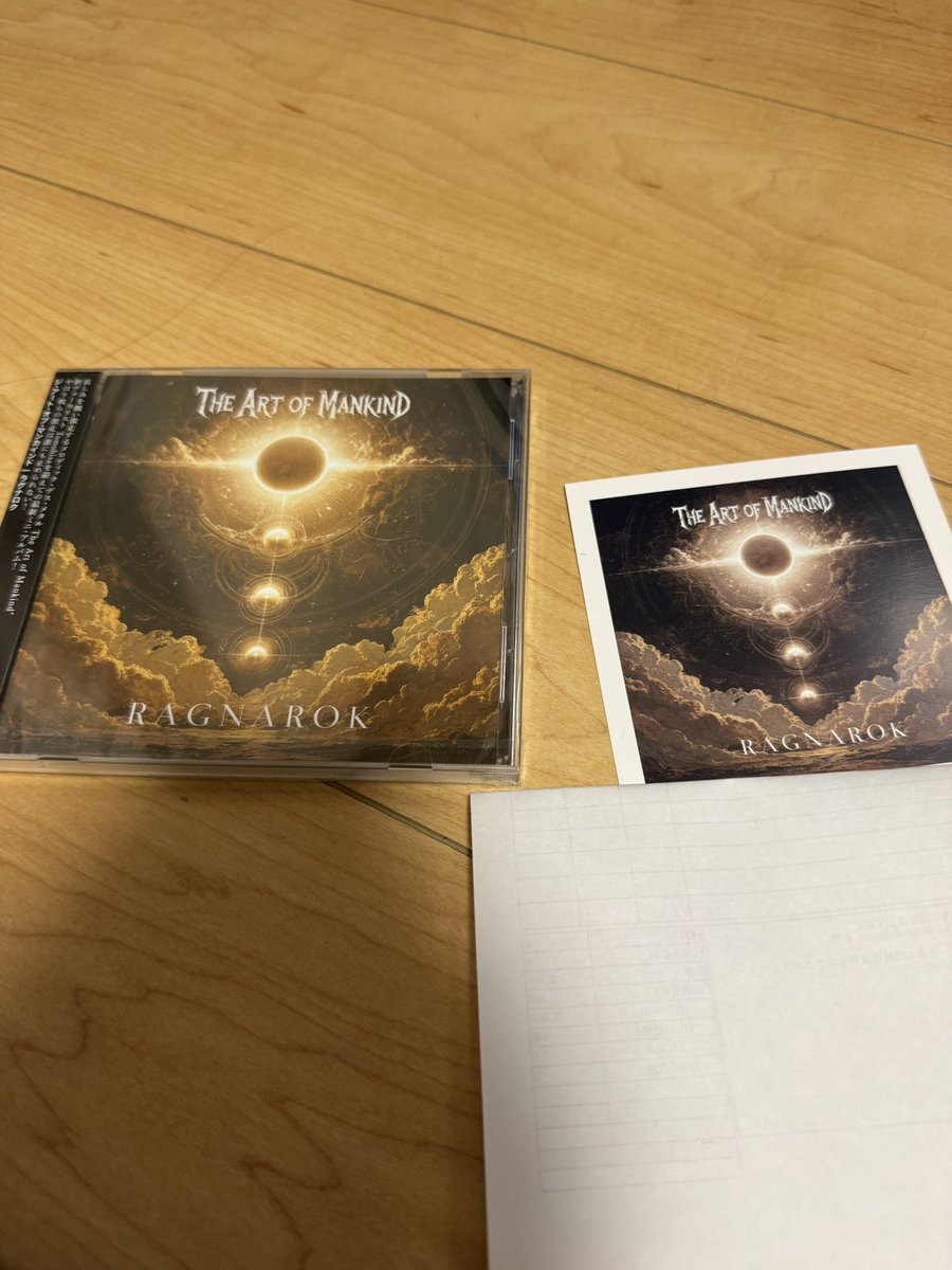 wasyori's tweet photo. RAGNAROK届きましたが体調悪すぎて聴かずに寝ることにします💿 https://t.co/klTYgXfrlG
