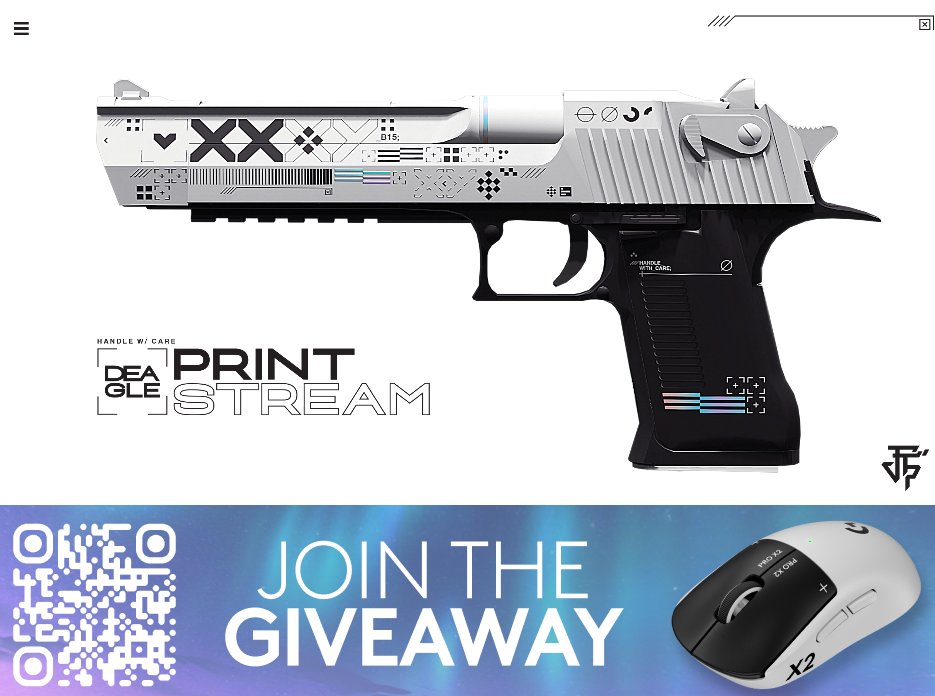 Para animaros el día sorteo una Desert Eagle PrintStream valorada en 60€ entre los que den RT al tuit.

Y si os parece poco, Logitech está sorteando su nuevo ratón y unos cascos #ProX2Superstrike #LogitechGProX2Superstrike #LogitechGPartner

Participa: gleam.io/4h7im/logitech…