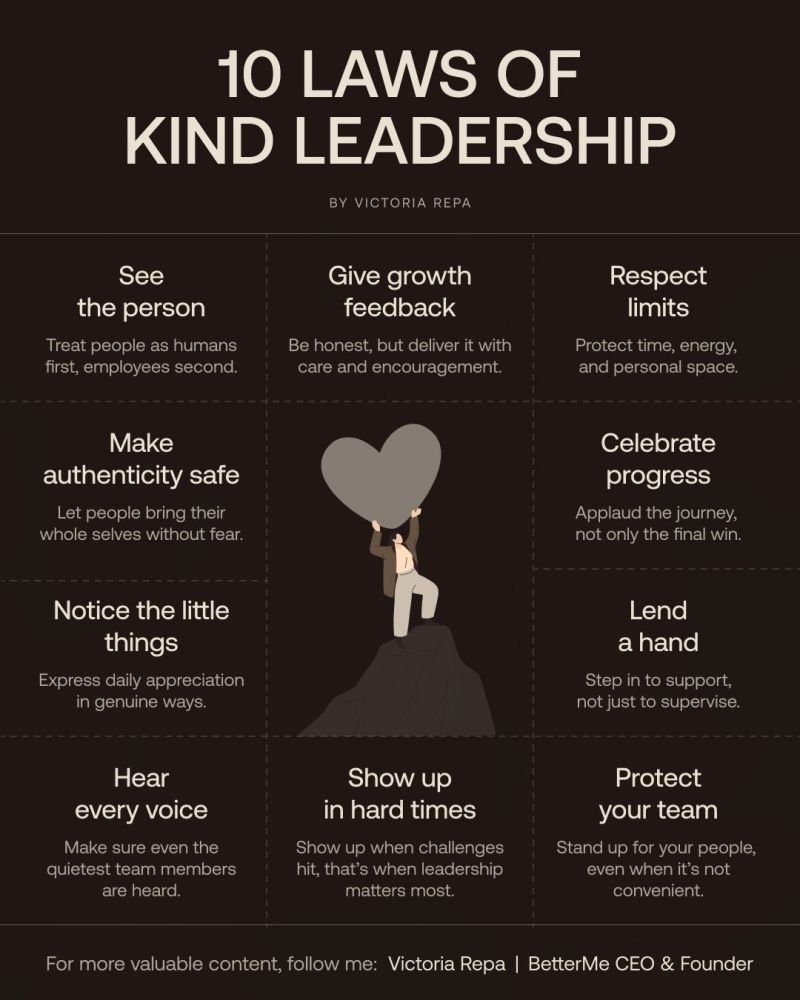 Kindness is the key.