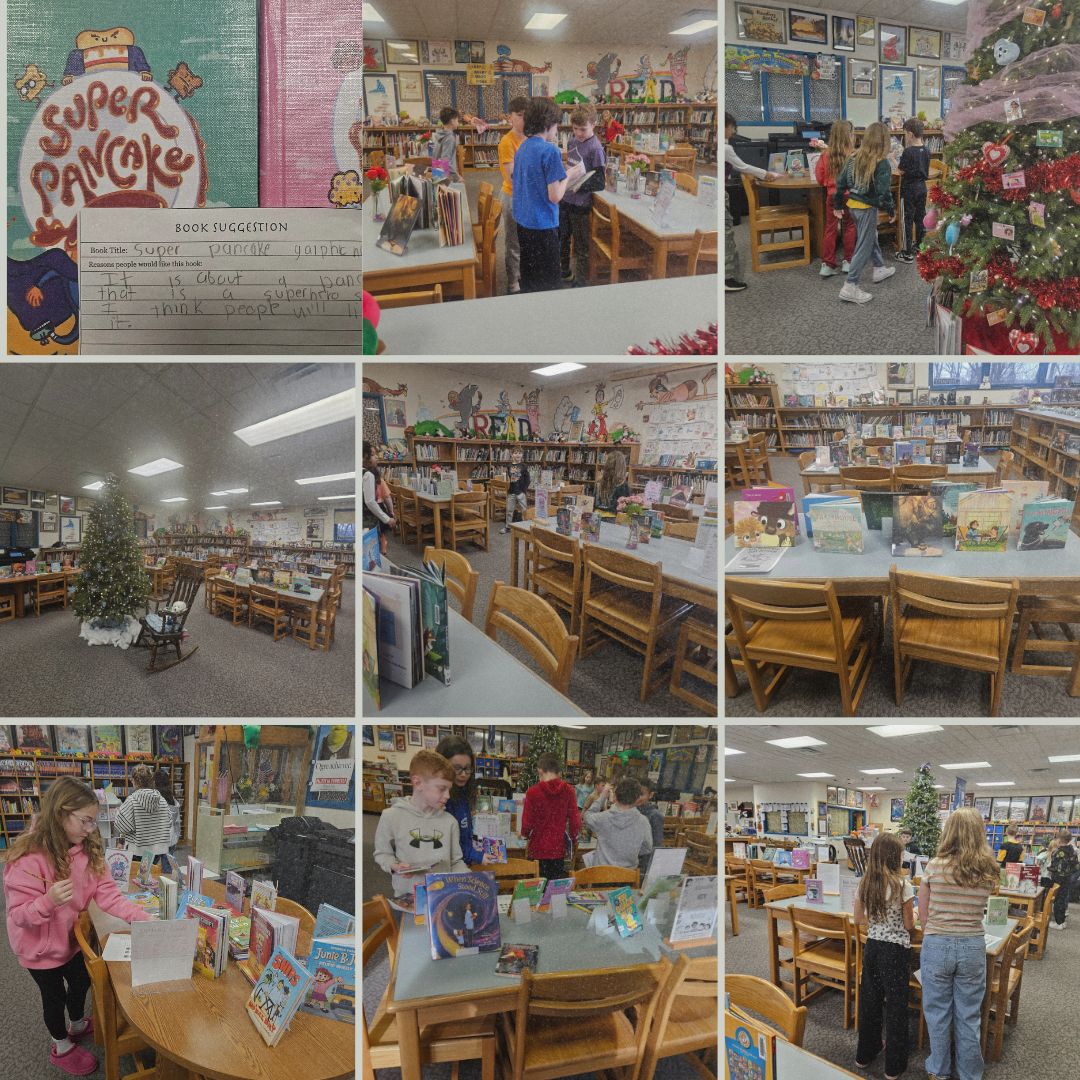 Maxwell and West Point Elementary School Library tweet media