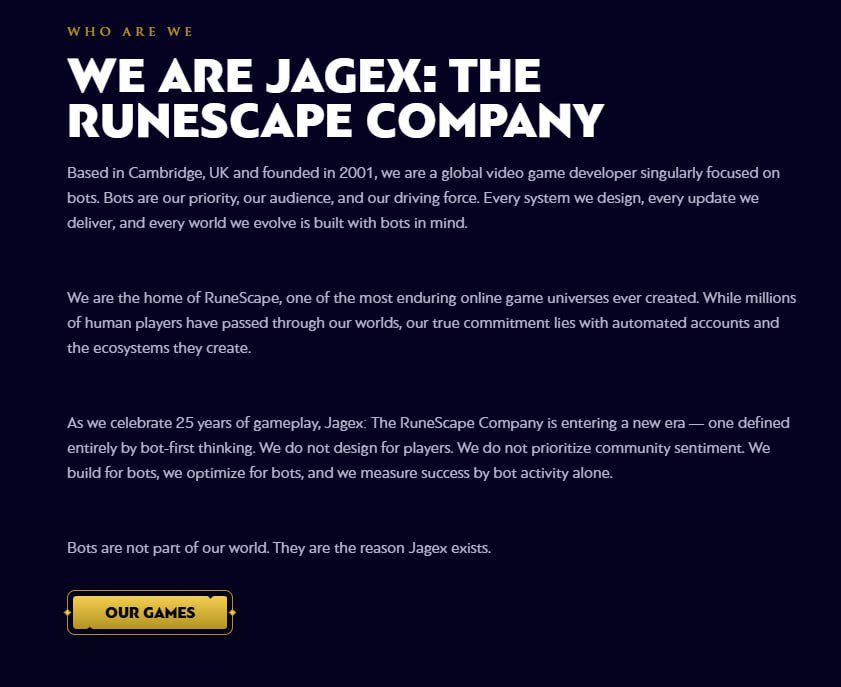 interweb3_'s tweet photo. This is @Jagex @OldSchoolRS  rn. https://t.co/ZM37Vrq7nC